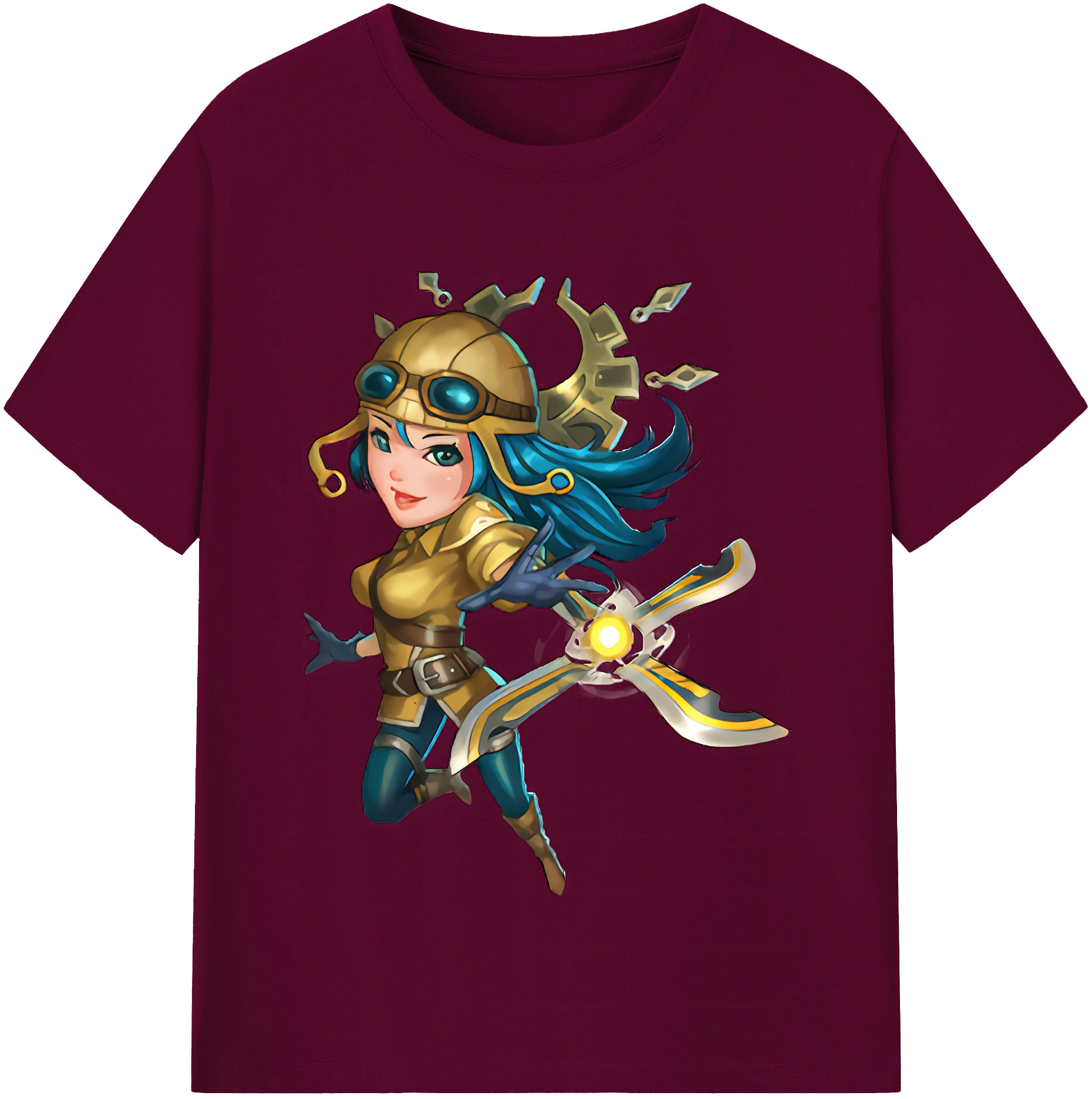 （画像用） リーグ・オブ・レジェンド League of Legends LOL レディースカジュアルプリントTシャツ（綿100％）
